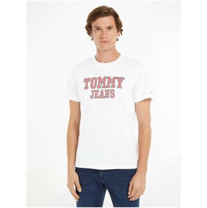 Bílé pánské tričko Tommy Jeans Essential