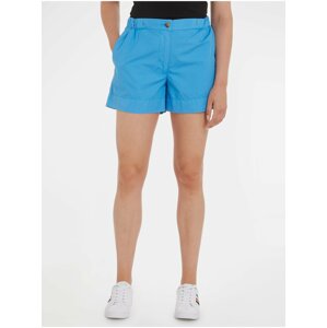 Modré dámské kraťasy Tommy Hilfiger 1985 Co Pull On Short