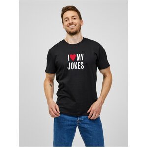 Černé pánské tričko ZOOT.Original I love my jokes