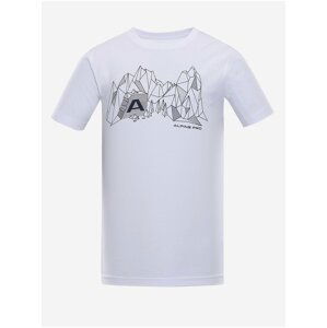 Pánské bavlněné triko ALPINE PRO LEFER bílá