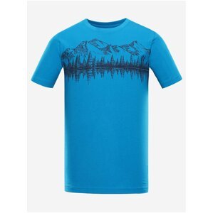 Pánské bavlněné triko ALPINE PRO LEFER modrá