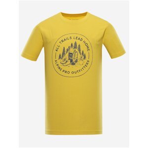 Pánské bavlněné triko ALPINE PRO LEFER žlutá