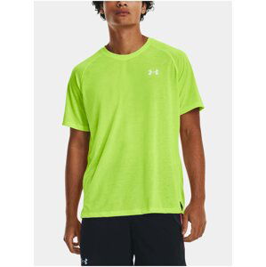 Neonové zelené sportovní tričko Under Armour UA STREAKER TEE