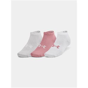 Ponožky Under Armour UA Essential Low Cut 3pk - růžová