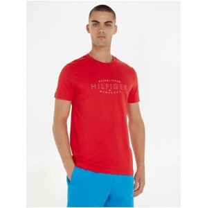 Červené pánské tričko Tommy Hilfiger