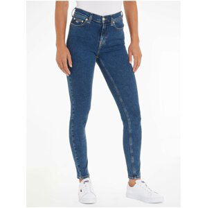 Modré dámské skinny fit džíny Tommy Jeans Nora MR