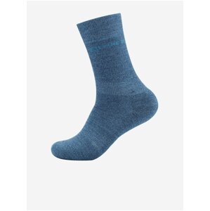 Ponožky z merino vlny ALPINE PRO KLAMO modrá