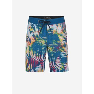 Růžovo-modré pánské vzorované plavky O'Neill MYSTO 20'' BOARDSHORTS