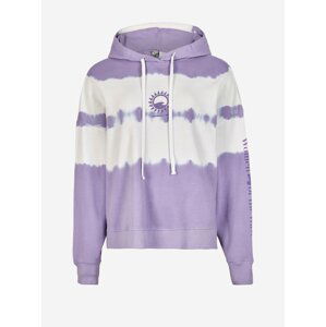 Bílo-fialová dámská mikina s kapucí O'Neill WOMEN OF THE WAVE HOODIE