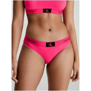 Neonově růžové dámské kalhotky Calvin Klein Underwear