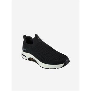 Černé pánské slip on tenisky Skechers Arch Fit®