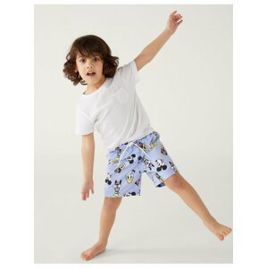 Plavecké šortky Mickey Mouse™ (2–8 let) Marks & Spencer modrá