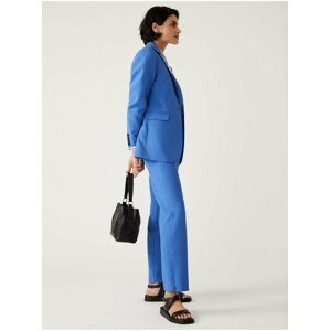 Modré dámské kalhoty Marks & Spencer