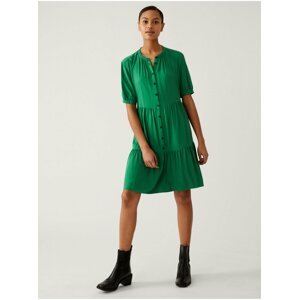 Zelené dámské košilové šaty Marks & Spencer