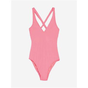 Růžové dámské jednodílné plavky Marks & Spencer