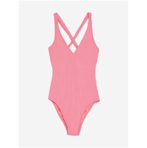 Růžové dámské jednodílné plavky Marks & Spencer