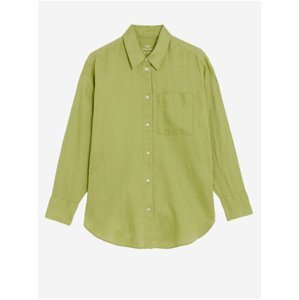 Zelená dámská košile Marks & Spencer
