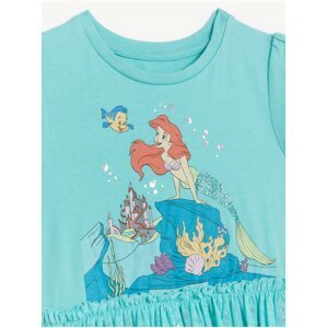 Tyrkysové holčičí šaty s motivem Little Mermaid Marks & Spencer