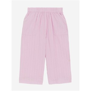 Světle fialové holčičí široké kalhoty Marks & Spencer