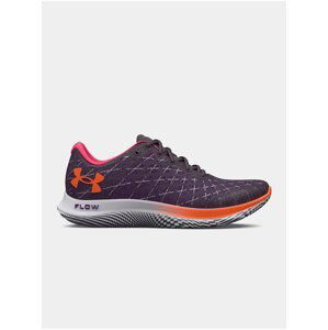 Oranžovo-fialové dámské sportovní tenisky Under Armour UA W FLOW Velociti Wind 2