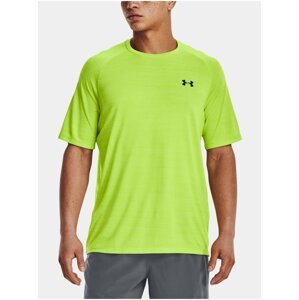 Neonově zelené pánské sportovní tričko Under Armour Tiger Tech 2.0