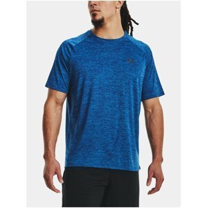 Modré pánské sportovní tričko Under Armour UA Tech 2.0 SS Tee