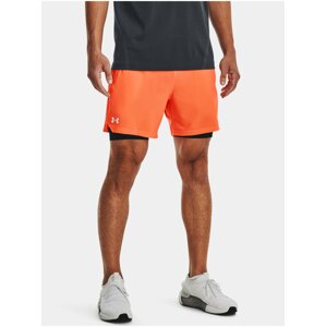 Černo-oranžové pánské sportovní kraťasy Under Armour UA Vanish Woven 2in1 Sts