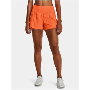 Oranžové dámské sportovní kraťasy Under Armour UA Train Anywhere 2n1 Short