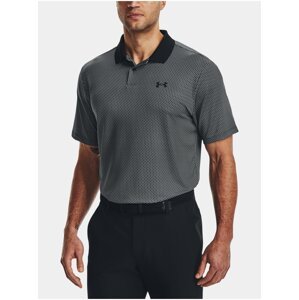Černé pánské vzorované sportovní polo tričko Under Armour UA Perf 3.0 Printed Polo