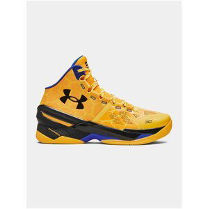 Žluté pánské kotníkové tenisky Under Armour CURRY 2 BANG BANG