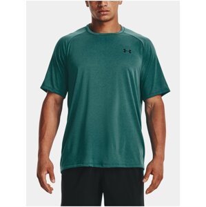 Tmavě zelené pánské sportovní tričko Under Armour UA Tech 2.0 SS Tee Novelty
