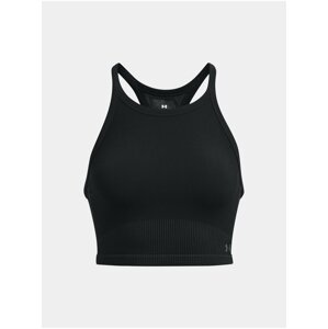 Černý dámský sportovní crop top Under Armour Rush Seamless Tank