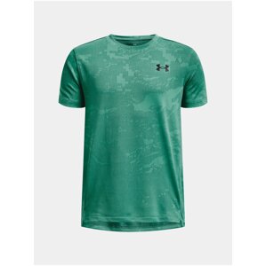 Zelené klučičí sportovní tričko Under Armour UA Tech Vent Jacquard SS