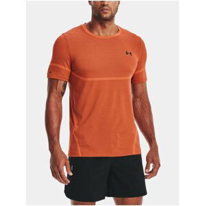 Tričko Under Armour UA Rush Seamless Legacy SS - oranžová