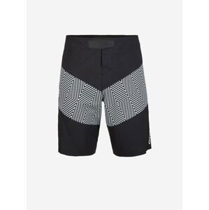 Bílo-černé pánské vzorované plavky O'Neill SNSC 19'' BOARDSHORTS