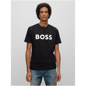 Černé pánské tričko Hugo Boss