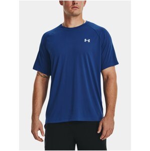 Modré pánské sportovní tričko Under Armour UA Tech Reflective SS