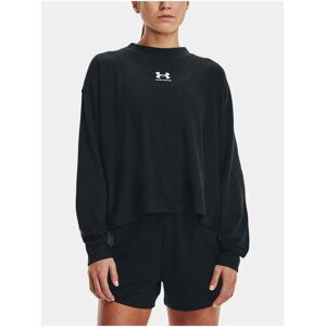 Černá dámská sportovní mikina Under Armour UA Rival Terry Oversized Crw