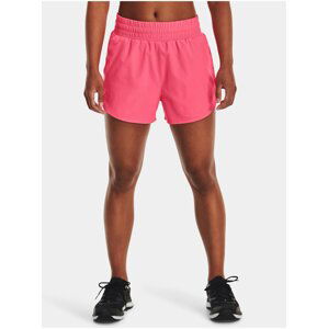 Růžové dámské sportovní kraťasy Under Armour Flex Woven Short 3in