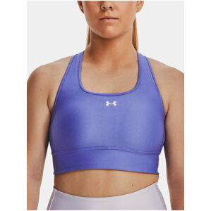 Modrá dámská sportovní podprsenka Under Armour Crossback Longline