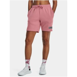 Starorůžové dámské sportovní kraťasy Under Armour UA Summit Knit Shorts