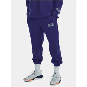 Tepláky Under Armour UA Summit Knit Joggers - modrá