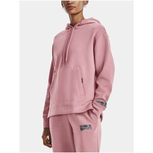 Starorůžová dámská sportovní mikina Under Armour UA Summit Knit Hoodie