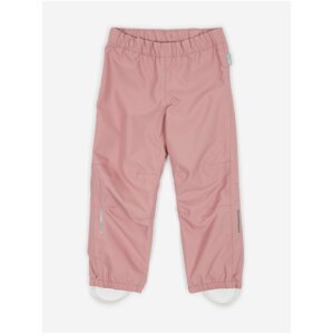 Světle růžové holčičí outdoorové membránové kalhoty Reima Kaura