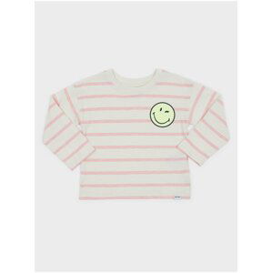 Růžové holčičí tričko GAP & Smiley®
