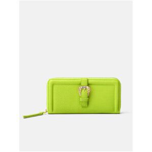 Neonově zelená dámská peněženka Versace Jeans Couture Range