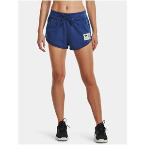 Modré dámské sportovní kraťasy Under Armour Pjt Rck Terry Short