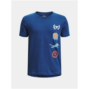 Tmavě modré klučičí sportovní tričko Under Armour Pjt Rck Show Your TG SS