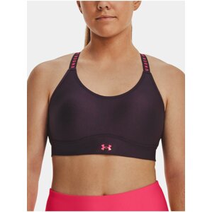 Tmavě fialová dámská sportovní podprsenka Under Armour UA Infinity Mid Covered