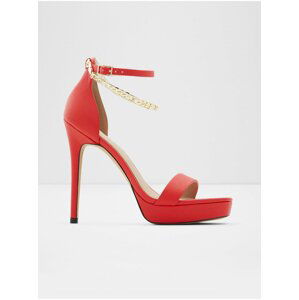 Červené dámské sandály ALDO Scarlettchain